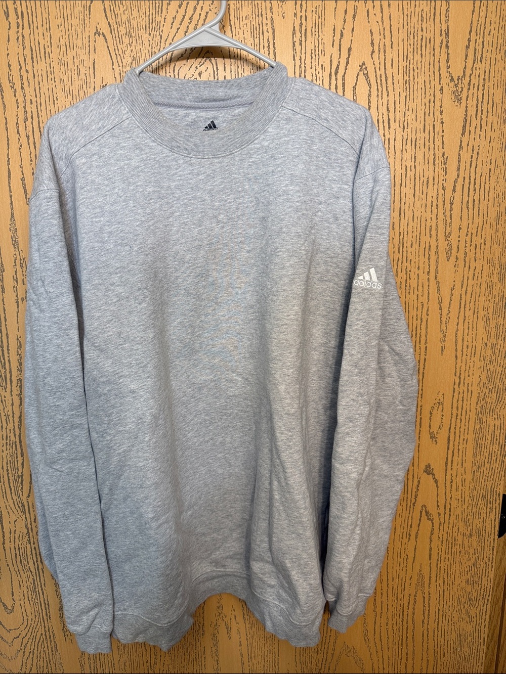 Adidas Men's Crewneck Sweatshirt - Light Gray